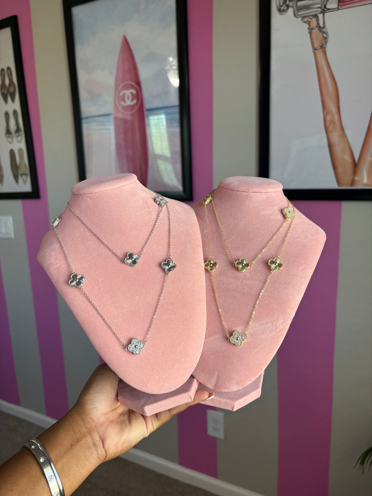 Clover necklace